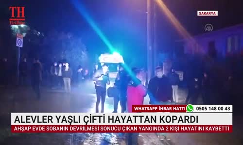 ALEVLER YAŞLI ÇİFTİ HAYATTAN KOPARDI 