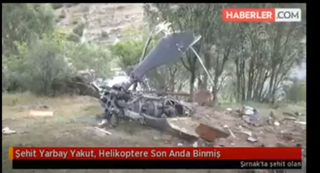 Şehit Yarbay Yakut, Helikoptere Son Anda Binmiş