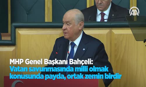 MHP Genel Başkanı Devlet Bahçeli Partisinin Grup Toplantısında Konuştu