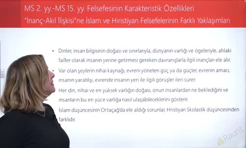 EBA FELSEFE LİSE MS 2.YY-2MS 15.YY FELSEFESİ -İNANÇ-AKIL İLİŞKİSİNE İSLAM VE HRİSTİYAN FELSEFELERİNİN FARKLI YAKLAŞIMLARI