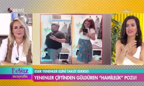 Berfu-Eser Yenenler'den Güldüren Hamile Pozları