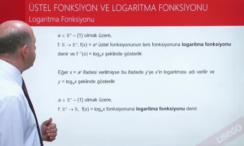 EBA MATEMATİK 2  LİSE 4 ÜSTEL VE LOGARİTMA FONKSİYONU- LOGARİTMA FONKSİYONU