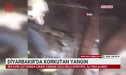 DİYARBAKIR’DA KORKUTAN YANGIN