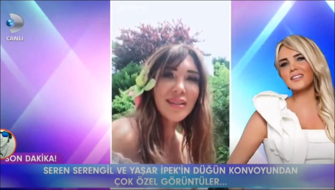 Seren Serengil Ve Yaşar İpek Evleniyor Düğün Konvoyundan İlk Görüntüler