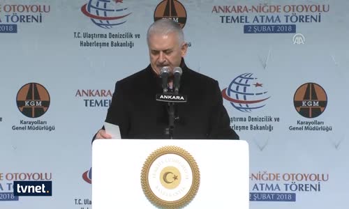 Başbakan Yıldırım: Ankara-Konya Karayolunun Gölbaşı Kısmını Yerin Altına Alıyoruz