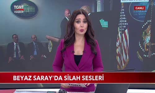 Beyaz Saray'da Silah Sesleri, Trump Toplantıyı Yarıda Bıraktı 