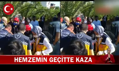 Manisa'da Hemzemin Geçitte Kaza Oldu! İşte Görüntüler