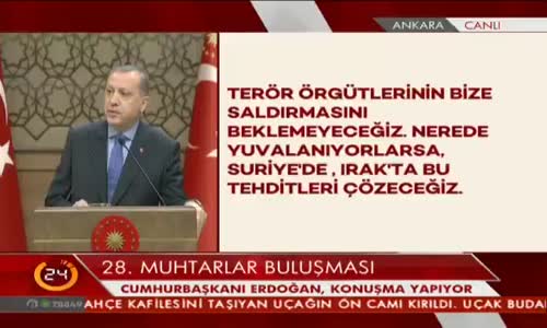 Terör Örgütüne Destek Veren Kim Varsa Kökünü Kurutacağız