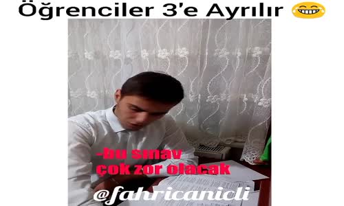 Öğrenciler 3'e Ayrılır Vine