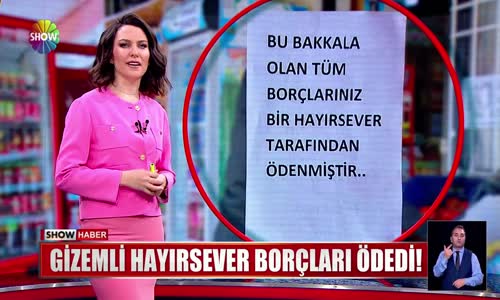 Gizemli hayırsever borçları ödedi!