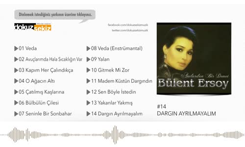 Bülent Ersoy - Dargın Ayrılmayalım 