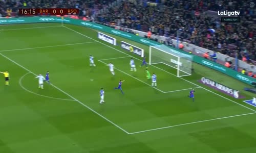 Denis Suarez'in Real Sociedad'a attığı gol