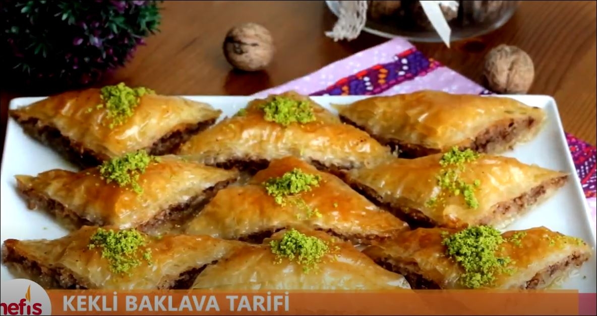 30 Dakikada Kekli Baklava Tarifi