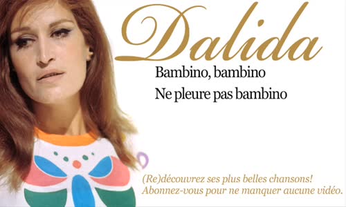 Dalida - Bambino - Paroles