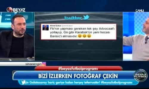 Sinan Engin Oturuş Tarzıyla Sosyal Medyada Gündem Oldu (Beyaz Futbol)