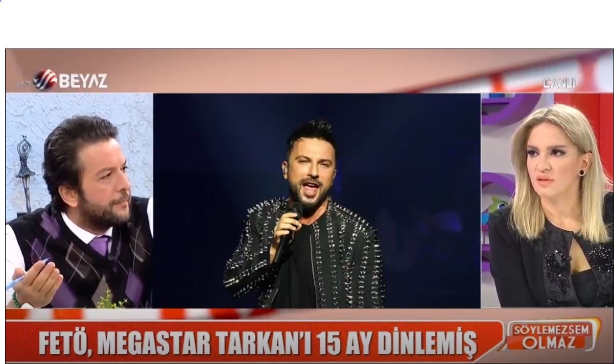 FETÖ Megastar Tarkan’ı da Dinlemiş