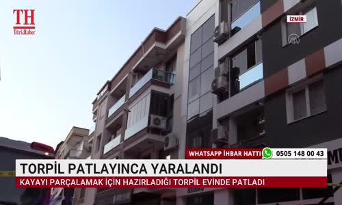 TORPİL PATLAYINCA YARALANDI