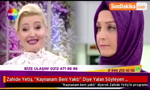 Zahide Yetiş, Yalan Söyleyen Gelini Canlı Yayında Rezil Etti