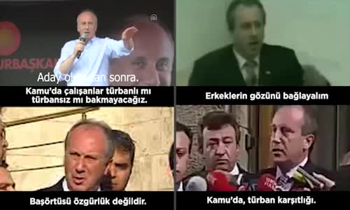 Muharrem İnce Başörtüsü Hakkında Bakın Neler Demiş