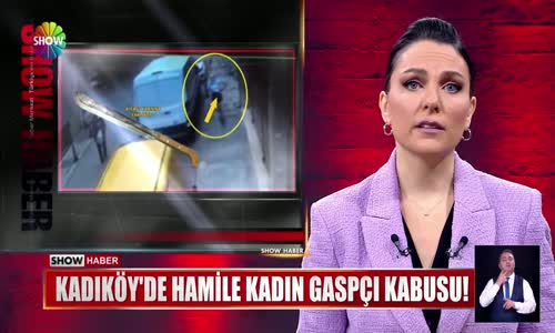 8 aylık hamile gaspçı!