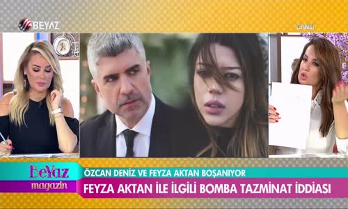 Feyza Aktan'ın Özcan Deniz'den Talep Ettiği Tazminat Dudak Uçuklattı