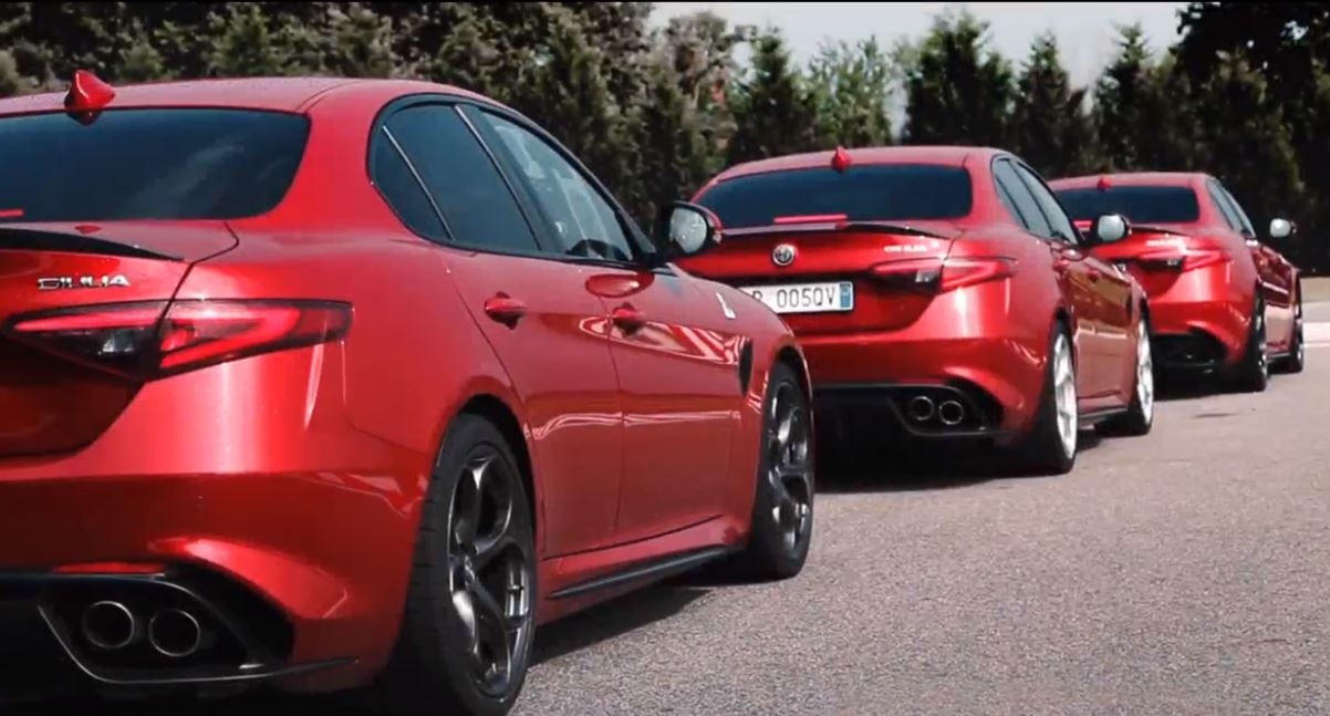 Alfa Romeo The Drivers Of Scuderia Ferrari Test Drive Giulia Quadrifoglio