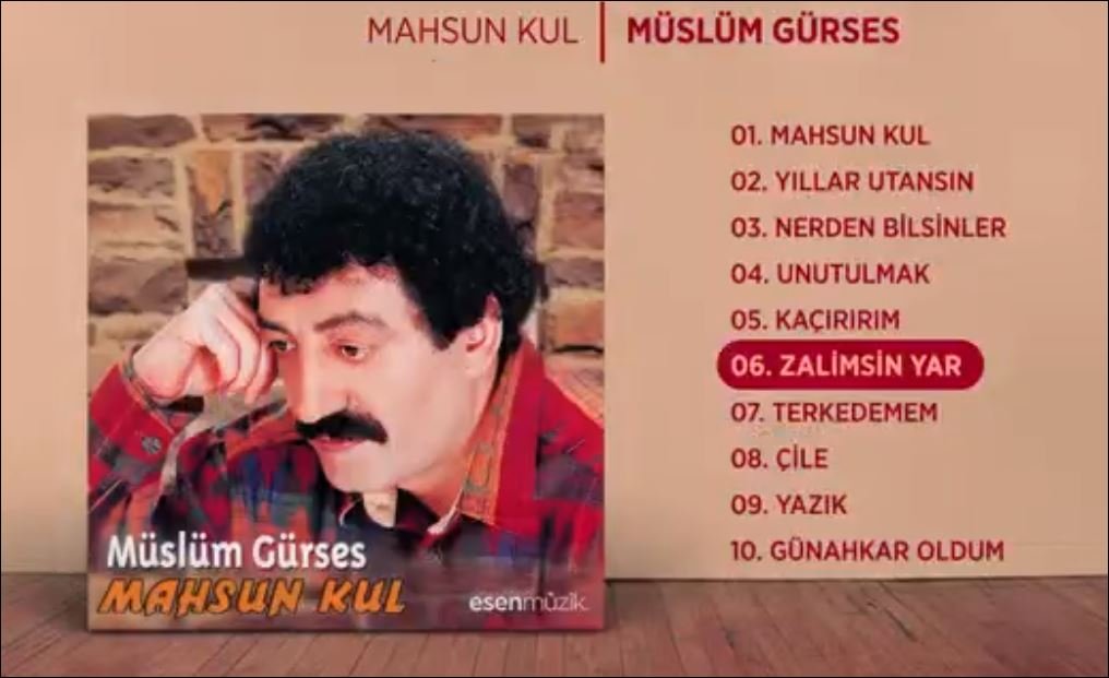  Müslüm Gürses Zalimsin Yar