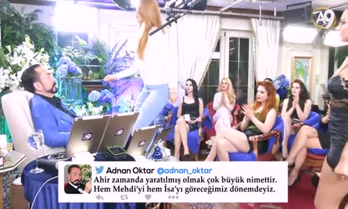 Kediciklerin Adnan Oktar'a Muhteşem  Dansı