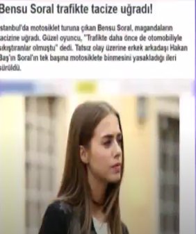  Bensu Soral Tacize Uğradı