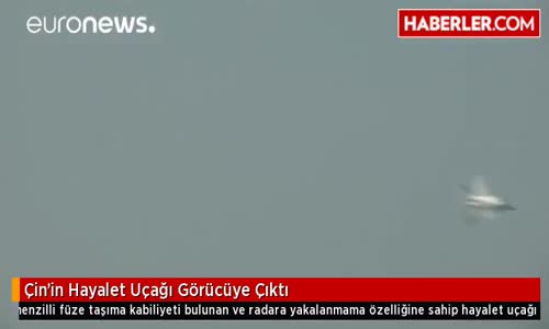 Çin'in Hayalet Uçağı Görücüye Çıktı