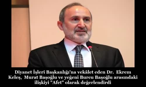  Diyanet'ten Murat Başoğlu İle İlgili Açıklama