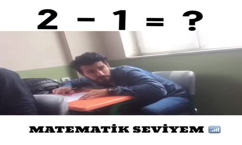 Matematik Düşük Olan Genç