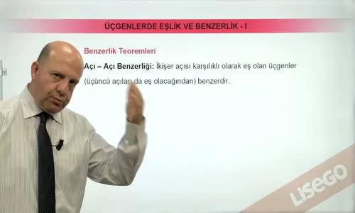 EBA GEOMETRİ LİSE  ÜÇGEN -BENZERLİK TEOREMLERİ