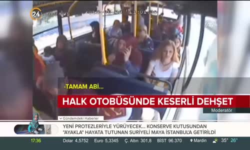 Kocaeli'nde Halk Otobüsünde Dehşet