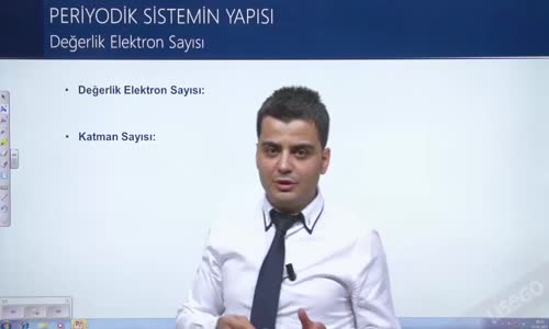 EBA KİMYA LİSE - PERİYODİK SİSTEM - DEĞERLİK ELEKTRON SAYISI