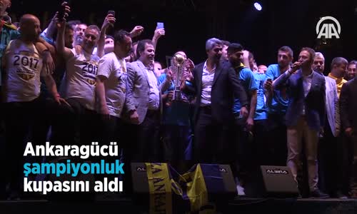 Ankaragücü Şampiyonluk Kupasını Aldı