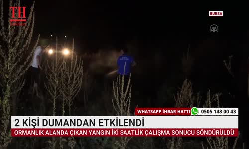 2 KİŞİ DUMANDAN ETKİLENDİ