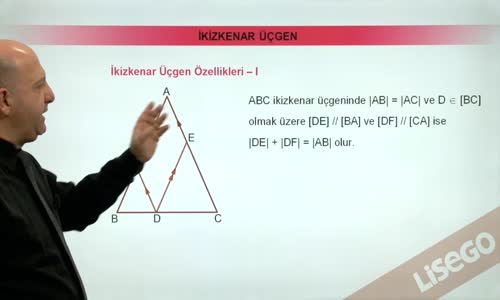 EBA GEOMETRİ LİSE  ÜÇGEN -İKİZKENAR ÜÇGEN ÖZELLİKLERİ 1