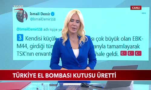 Türkiye El Bombası Kutusu Üretti 