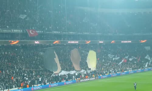 Beşiktaş - Olympiakos Maçında Koreografi Şov!