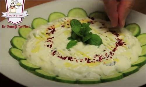 Yoğurtlu Meze Haydari Tarifi Beyaz Peynirli Tarator Sos 