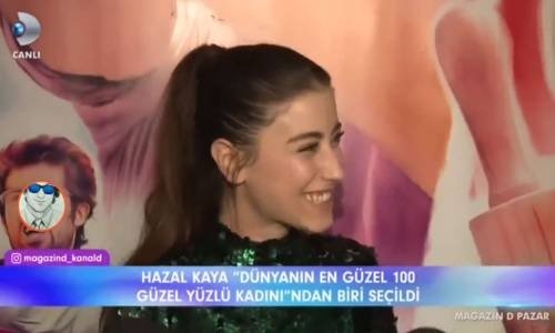 Hazal Kaya Yüz Güzeli Oldu! Duyunca Kendi De İnanamadı