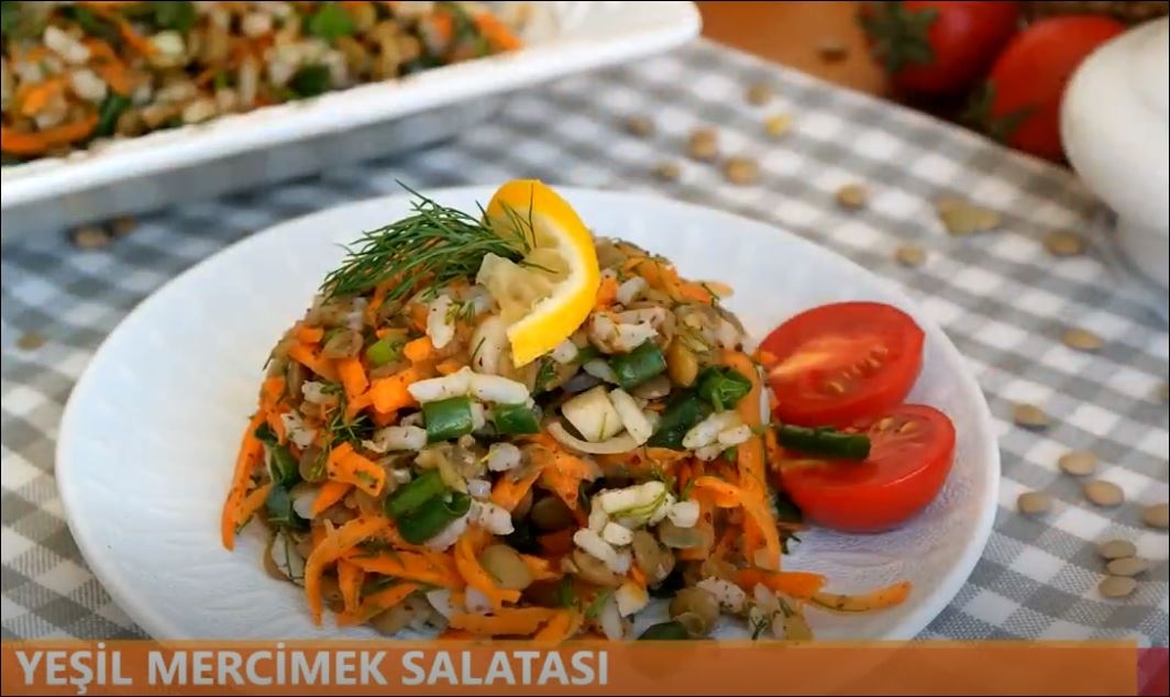 Yeşil Mercimek Salatası Tarifi 