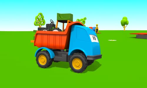 Eğitici Çizgi Film Meraklı Kamyon Leo ve Forklift 