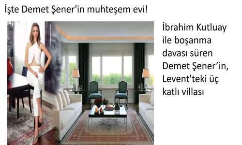 Demet Şenerin Muhteşem Evi