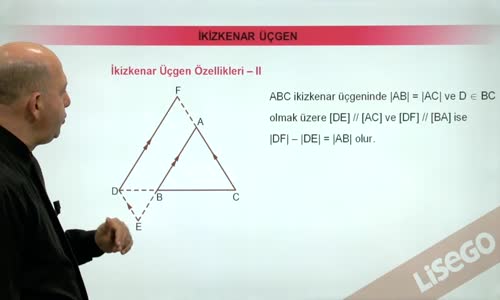 EBA GEOMETRİ LİSE  ÜÇGEN -İKİZKENAR ÜÇGEN ÖZELLİKLERİ 2