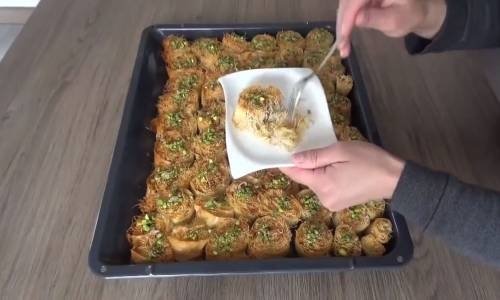 Baklavalık Yufkadan Kadayıf Sarma Tarifi 