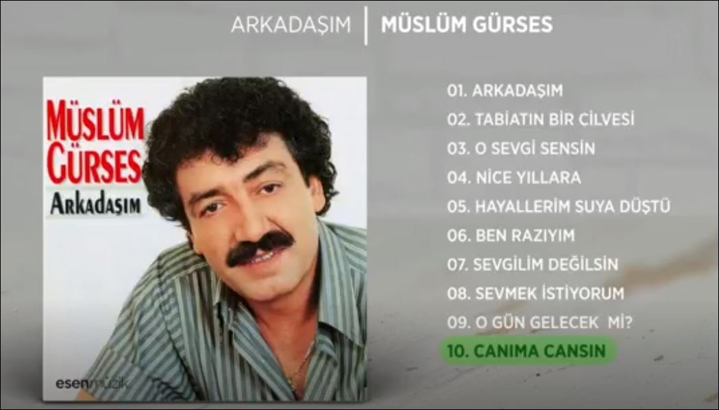 Canıma Cansın Müslüm Gürses