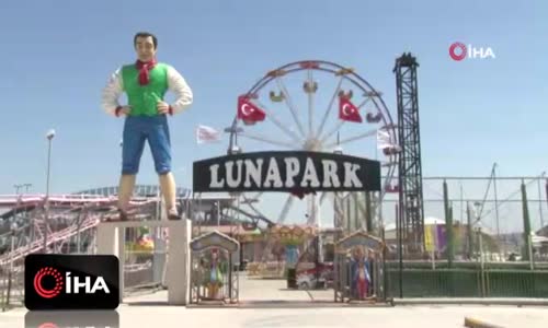 İzmir'de lunapark oyuncağının halatı koptu- 3 yaralı