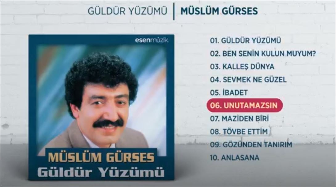 Müslüm Gürses - Unutamazsın